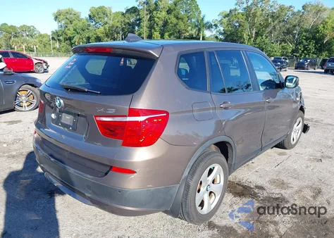 2011 BMW X3 xDrive28I из США, поврежденный, VIN 5UXWX5C57BL705114